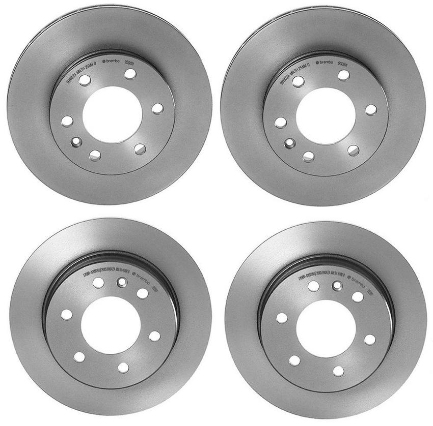 Mercedes Sprinter Disc Brake Rotor Kit Front and Rear (300mm/298mm) 9064210012 Brembo